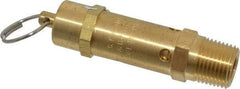 Kingston - 1/2" Inlet, ASME Safety Relief Valve - 125 Max psi, Brass - Caliber Tooling