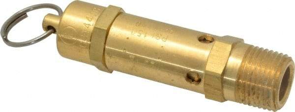 Kingston - 1/2" Inlet, ASME Safety Relief Valve - 150 Max psi, Brass - Caliber Tooling