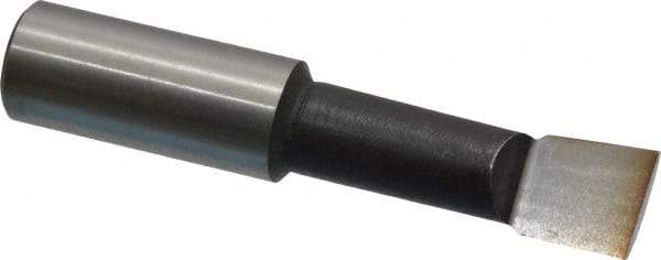 Interstate - 9/16" Min Bore Diam, 1-11/16" Max Bore Depth, 5/8 Shank Diam, Boring Bar - Right Hand Cut, Cobalt, Bright Finish - Exact Industrial Supply