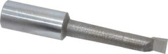 Interstate - 1/2" Min Bore Diam, 2-1/2" Max Bore Depth, 3/4 Shank Diam, Boring Bar - Right Hand Cut, Cobalt, Bright Finish - Exact Industrial Supply