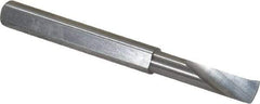 Made in USA - 0.3" Min Bore Diam, 0.96" Max Bore Depth, 1/4 Shank Diam, Boring Bar - Solid Carbide - Exact Industrial Supply