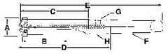 Allied Machine and Engineering - Series 2.5, 1-3/16 to 1-3/8" Diam, 3MT Taper Shank, Helical Flute Spade Drill - 7-3/8" Max Depth, 10-15/64" Body Length, 13-25/32" OAL, Standard Length, Through Coolant - Caliber Tooling