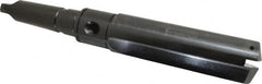 Allied Machine and Engineering - Series 5, 2-1/2 to 3-1/2" Diam, 5MT Taper Shank, Straight Flute Spade Drill - 6-3/4" Max Depth, 11-5/16" Body Length, 16-15/16" OAL, Short Length, Through Coolant - Caliber Tooling