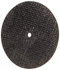 Norton - 30" 20 Grit Aluminum Oxide Cutoff Wheel - 1/4" Thick, 1-3/4" Arbor, 1,810 Max RPM, Use with Stationary Tools - Caliber Tooling