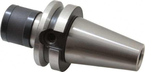 Bilz - BT40 Taper Shank Tension & Compression Tapping Chuck - #0 to 9/16" Tap Capacity, 67mm Projection, Size 1 Adapter, Quick Change - Exact Industrial Supply