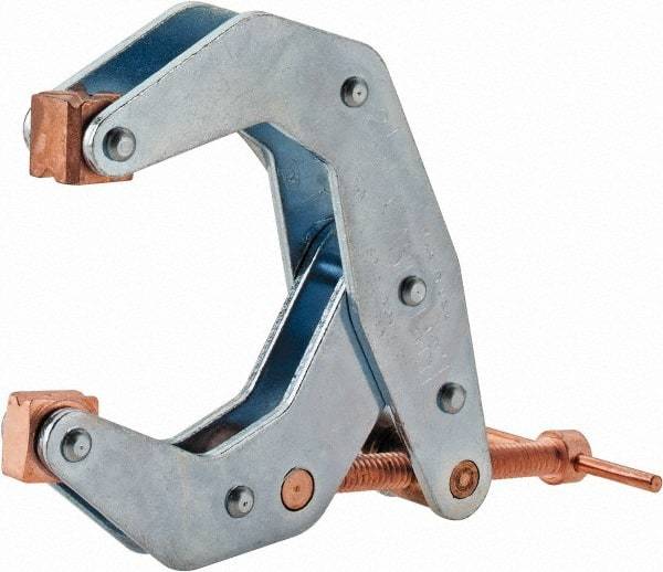 Kant Twist - 700 Lb, 2-7/16" Max Opening, 2" Open Throat Depth, 1-13/16" Closed Throat Depth, Cantilever Clamp - High Tensile Steel Jaw, T-Handle, 4-1/8" OAL, 4-1/16" Max Width - Caliber Tooling