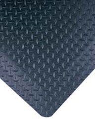 Wearwell - 10' Long x 3' Wide, Dry Environment, Anti-Fatigue Matting - Black, Vinyl with Nitrile Blend Base, Beveled on 4 Sides - Caliber Tooling