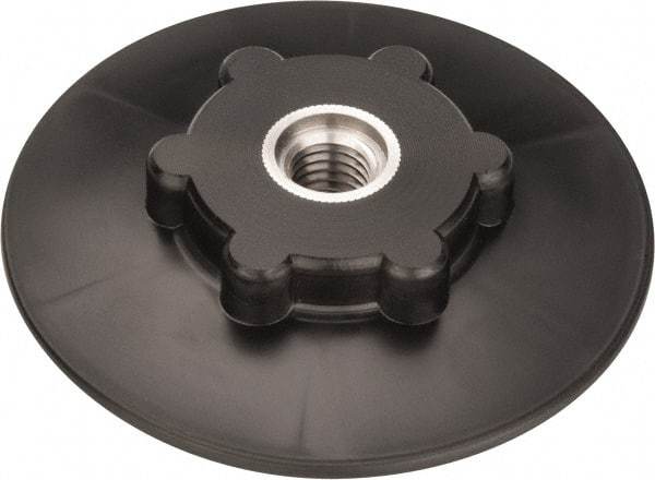 3M - 4-1/2" Max Diam, Abrasive Disc Hub - 5/8-11 Female - Caliber Tooling