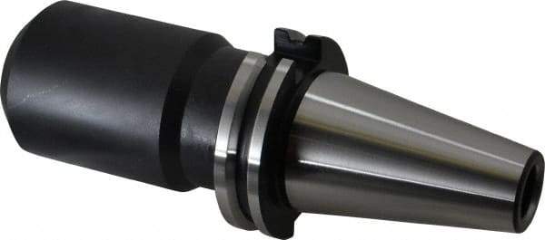 Parlec - CAT40 Taper Shank 1" Hole End Mill Holder/Adapter - 2" Nose Diam, 4" Projection, Through-Spindle Coolant - Exact Industrial Supply