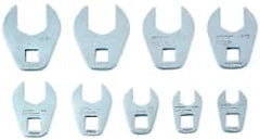 Proto - 9 Piece 3/8" Drive Open End Crowfoot Wrench Set - 3/8 to 7/8" - Caliber Tooling