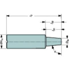 AE20-A25-CE-080 Milling Cutters With Exchangeable Solid Cutting Head - Caliber Tooling