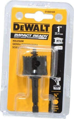 DeWALT - 1" Diam, 5/8" Cutting Depth, Hole Saw - Bi-Metal Saw, Toothed Edge - Caliber Tooling