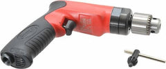 Sioux Tools - 1/4" Keyed Chuck - Pistol Grip Handle, 2,600 RPM, 14.16 LPS, 30 CFM, 1 hp - Caliber Tooling