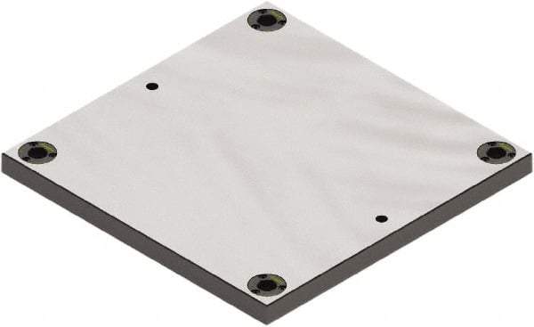 Jergens - 500mm Long x 500mm Wide Steel Fixture Plate - 1-1/4" Plate Thickness - Caliber Tooling