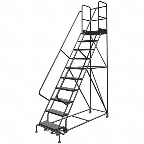 TRI-ARC - Rolling & Wall Mounted Ladders & Platforms Type: Rolling Warehouse Ladder Style: Rolling Platform Ladder - Caliber Tooling