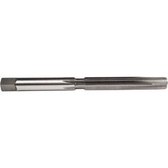 Union Butterfield - 9/16" Diam, Straight Shank, 3-1/4" Flute, Hand Reamer - Caliber Tooling