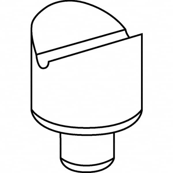 Kennametal - 3/4" Max Depth of Cut, NST Nest for Indexables - 411-VRS, CRDP, CRGP Toolholder Compatibility, Series Kendex, For Use with MS1321 - Caliber Tooling