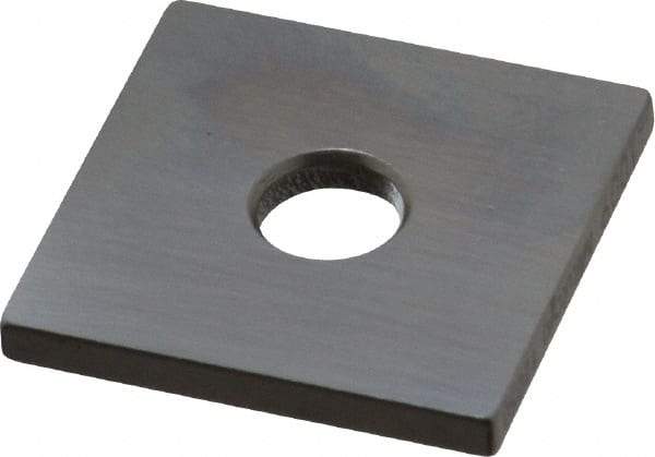 Mitutoyo - 0.1009" Square Steel Gage Block - Accuracy Grade 0, Includes Certificate of Inspection - Caliber Tooling