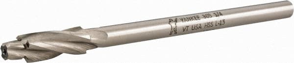 Made in USA - 1/4" Socket Head Cap Screw Compatible, High Speed Steel, Solid Pilot Counterbore - Caliber Tooling