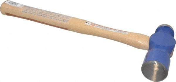 Vaughan Bushnell - 3 Lb Head Ball Pein Hammer - Hickory Handle, 16" OAL - Caliber Tooling