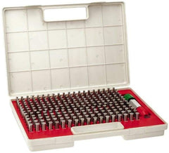 Starrett - 250 Piece, 0.251-0.5 Inch Diameter, Steel, Plug and Pin Gage Set - Plus 0.0002 Inch Tolerance, Class ZZ - Caliber Tooling