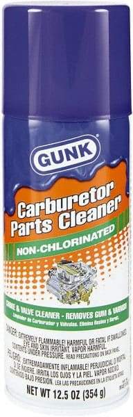 Gunk - Nonchlorinated Carburetor & Parts Cleaner - 15 oz Aerosol Can - Caliber Tooling