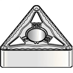 Kennametal - TNMG432 MN Grade KCP25B Carbide Turning Insert - TiOCN Finish, 60° Triangle, 1/2" Inscr Circle, 3/16" Thick, 1/32" Corner Radius - Caliber Tooling