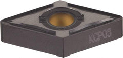 Kennametal - DNMG442 MN Grade KCP25 Carbide Turning Insert - TiCN/Al2O3 Finish, 55° Diamond, 1/2" Inscr Circle, 1/4" Thick, 1/32" Corner Radius - Caliber Tooling