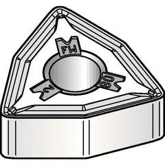 Kennametal - WNMG431 FW Grade KCP05 Carbide Turning Insert - TiCN/Al2O3 Finish, 80° Trigon, 1/2" Inscr Circle, 3/16" Thick, 1/64" Corner Radius - Caliber Tooling