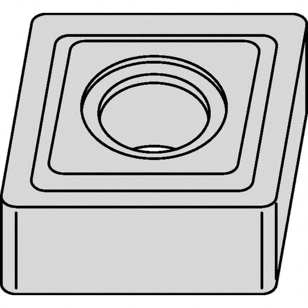 Kennametal - CNMG644 Grade KCP25 Carbide Turning Insert - TiCN/Al2O3 Finish, 80° Diamond, 3/4" Inscr Circle, 1/4" Thick, 1/16" Corner Radius - Caliber Tooling