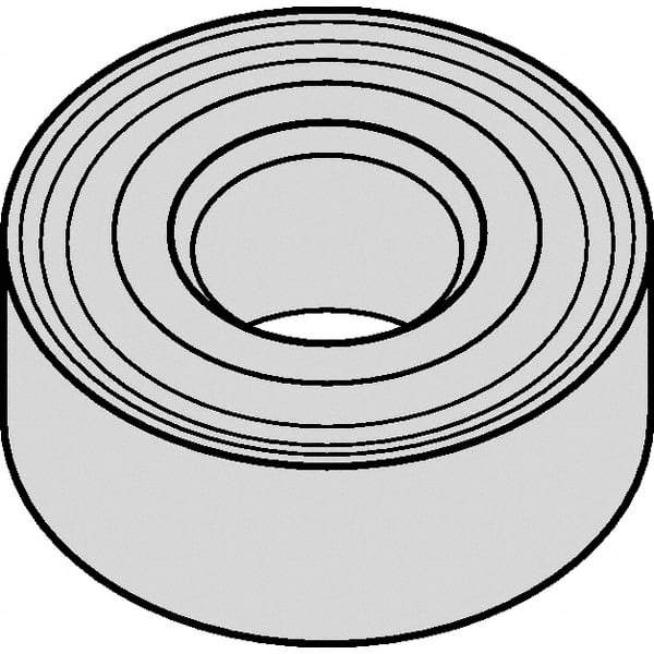 Kennametal - RNMG64 Grade KCP25 Carbide Turning Insert - TiCN/Al2O3 Finish, Round, 3/4" Inscr Circle, 1/4" Thick - Caliber Tooling