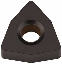 Kennametal - WNMA332 Grade KCK15 Carbide Turning Insert - TiCN/Al2O3 Finish, 80° Trigon, 3/8" Inscr Circle, 3/16" Thick, 1/32" Corner Radius - Caliber Tooling