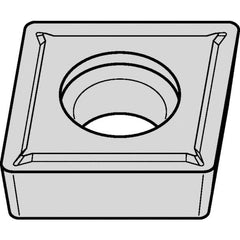 Kennametal - CCMT21.52 LF Grade KCP25B Carbide Turning Insert - TiOCN Finish, 80° Diamond, 1/4" Inscr Circle, 3/32" Thick, 1/32" Corner Radius - Caliber Tooling