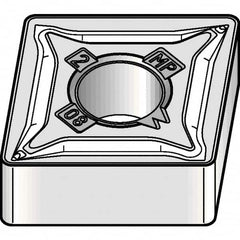 Kennametal - CNMG322 MP Grade KCM15B Carbide Turning Insert - TiOCN Finish, 80° Diamond, 3/8" Inscr Circle, 1/8" Thick, 1/32" Corner Radius - Caliber Tooling