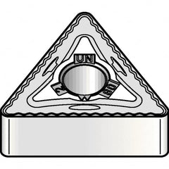 Kennametal - TNMG332 UN Grade KCK15B Carbide Turning Insert - TiCN/Al2O3/TiOCN Finish, 60° Triangle, 3/8" Inscr Circle, 3/16" Thick, 1/32" Corner Radius - Caliber Tooling