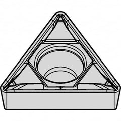 Kennametal - TCMT1.81.52 FP Grade KC5010 Carbide Turning Insert - TiAlN Finish, 60° Triangle, 7/32" Inscr Circle, 3/32" Thick, 1/32" Corner Radius - Caliber Tooling