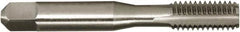 Vermont Tap & Die - 7/8-9 UNC 3/3B 4 Flute Bright Finish High Speed Steel Straight Flute Standard Hand Tap - Bottoming, Right Hand Thread, 4-11/16" OAL, 2-7/32" Thread Length, H4 Limit, Oversize - Exact Industrial Supply