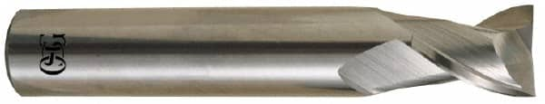 OSG - 5/8", 2 Flute, Single End, Solid Carbide, 0.06" Corner Radius End Mill - 3-1/2" OAL, 30° Helix, Right Hand Flute, 3/4" LOC, Right Hand Cut - Caliber Tooling