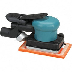 Dynabrade - 13 CFM Air Consumption, Palm Air Orbital Sander - Rectangular Pad, - Caliber Tooling