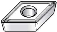 Seco - DCMT21.51 F1 Grade TS2000 Carbide Turning Insert - TiAlN/TiN Finish, 55° Diamond, 1/4" Inscr Circle, 3/32" Thick, 1/64" Corner Radius - Caliber Tooling