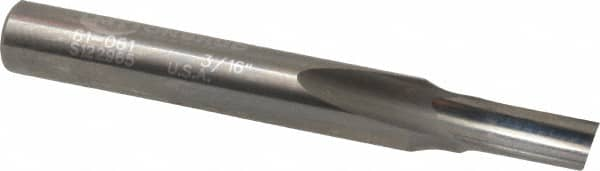 Onsrud - 3/16" Diam, 1/4" Shank Diam, 3/8" Length of Cut, 1 Flute Single Edge Straight Router Bit - 2" Overall Length, Right Hand Cut, Solid Carbide - Caliber Tooling