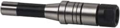 Interstate - 1" Diam Milling Machine Arbor - Stub Style, Taper Shank, 193mm OAL, R8 Taper - Exact Industrial Supply