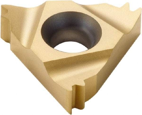 Seco - 16NR Internal Right Hand ISO Laydown Threading Insert - Grade CP500, TiAlN/TiN Coated Carbide, 9.53mm Inscribed Circle - Caliber Tooling