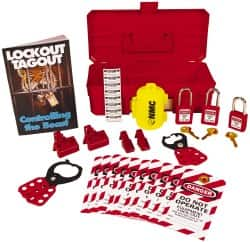 NMC - 30 Piece Electrical Lockout Kit - Comes in Tool Box - Caliber Tooling