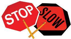 NMC - "Stop", 18" Wide x 18" High, Aluminum Stop & Yield Signs - Octagon, Handheld Mount - Caliber Tooling