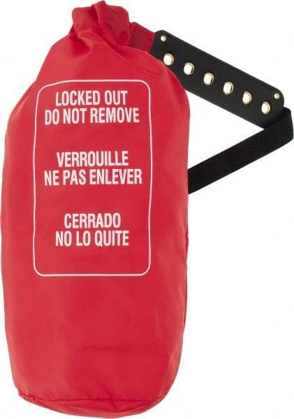 NMC - Black, Orange, Red and White, Nylon Plug and Hoist Control Cover - Compatible with Lockout Padlock - Caliber Tooling