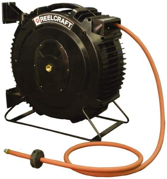 Reelcraft - 66' Spring Retractable Hose Reel - 232 psi, Hose Included - Caliber Tooling