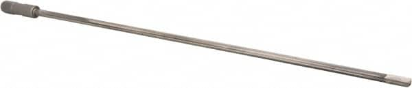 Made in USA - 7/16", 24" Flute Length, 25" Depth of Cut, Carbide-Tipped Shank, Single Flute Gun Drill - Caliber Tooling