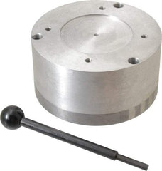 Suburban Tool - Standard Pole Round Permanent Magnetic Rotary Chuck - 5-1/2" Wide x 3" High, Ceramic - Caliber Tooling