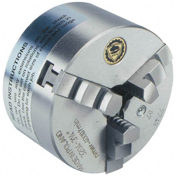 Bison - Manual Lathe Chucks Chuck Type: Self-Centering Nominal Chuck Size: 25 - Caliber Tooling